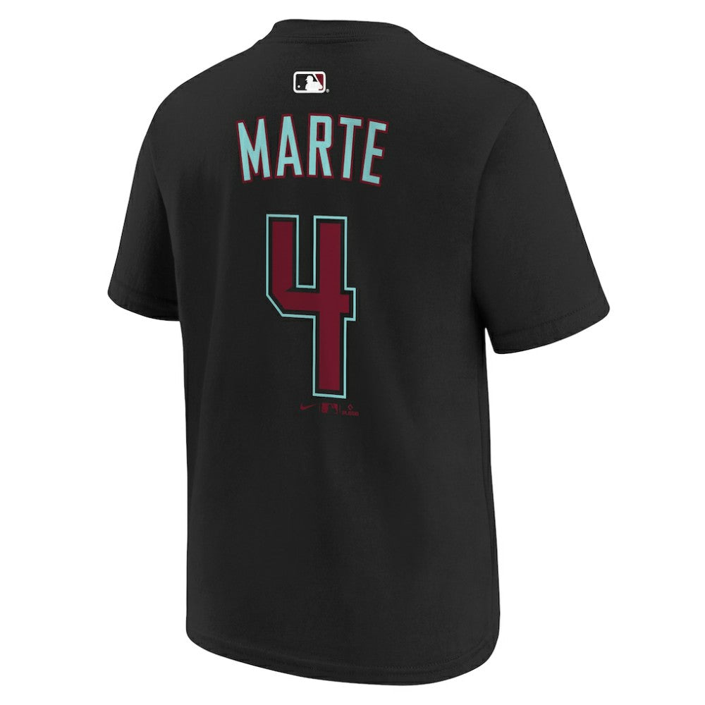 Ketel Marte Arizona Diamondbacks Nike Youth Name & Number T-Shirt - MLB T-shirts