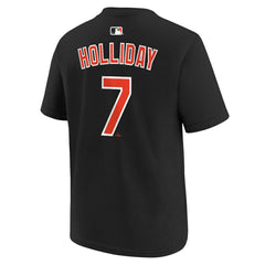 Jackson Holliday Baltimore Orioles Nike Youth Name & Number T-Shirt - MLB T-shirts