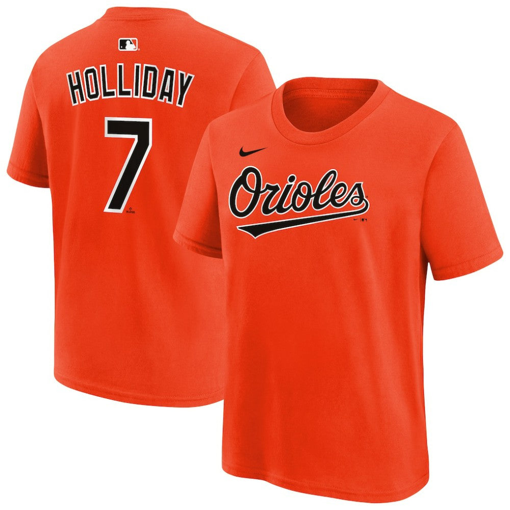 Jackson Holliday Baltimore Orioles Nike Youth Name & Number T-Shirt - MLB T-shirts