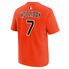 Jackson Holliday Baltimore Orioles Nike Youth Name & Number T-Shirt - MLB T-shirts