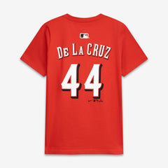 Elly De La Cruz Cincinnati Reds Nike Youth Name & Number T-Shirt - MLB T-shirts