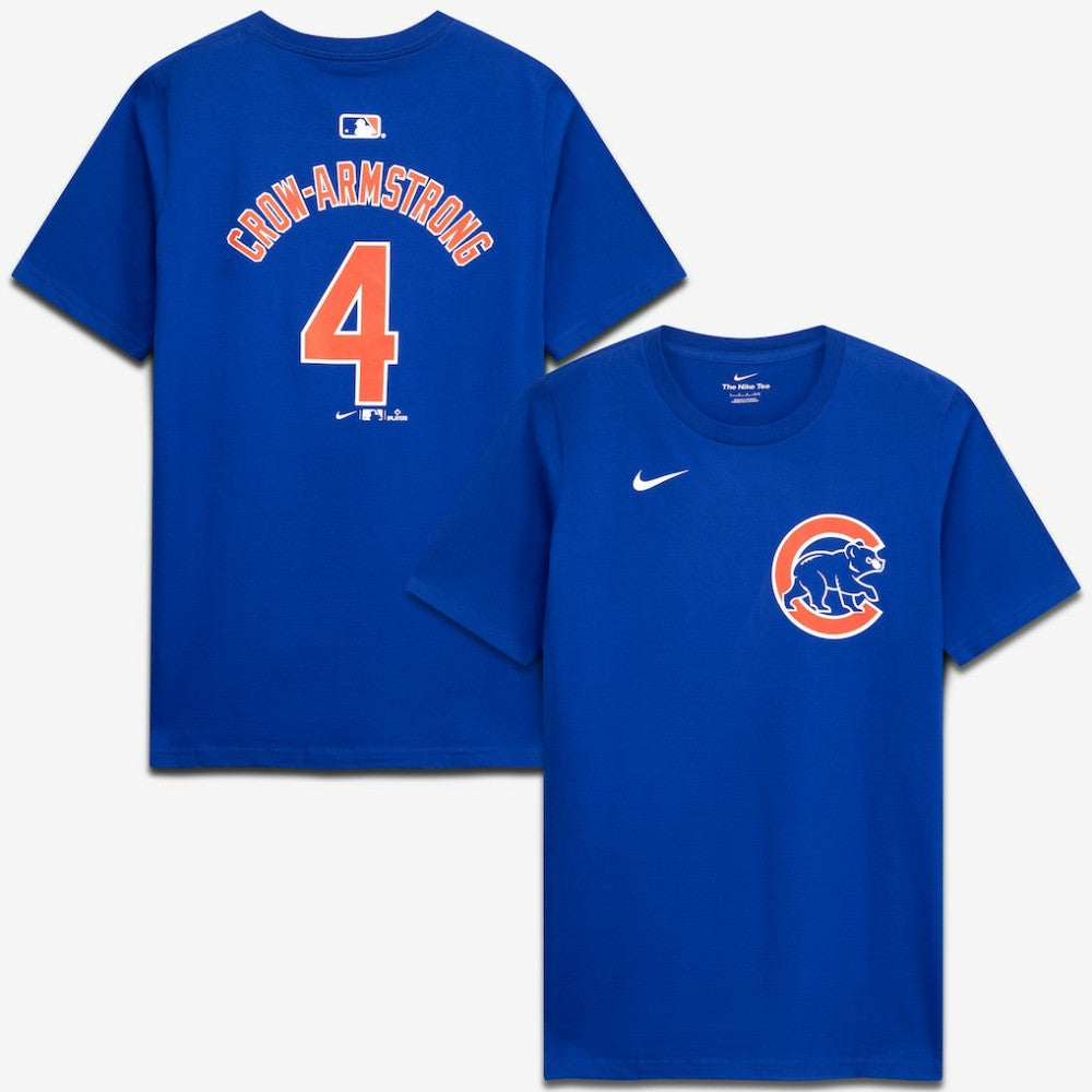 Pete Crow-Armstrong Chicago Cubs Nike Youth Name & Number T-Shirt - MLB T-shirts