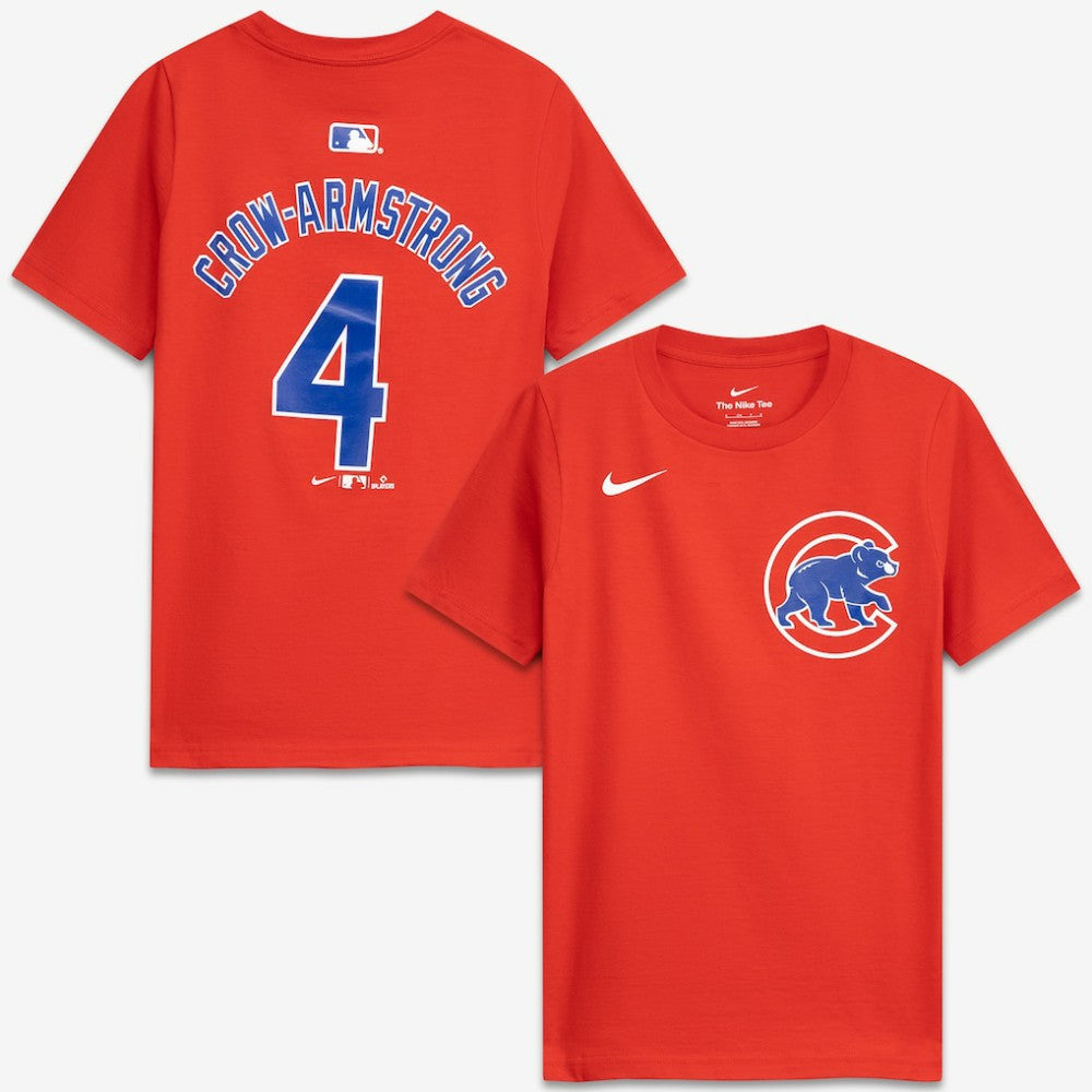 Pete Crow-Armstrong Chicago Cubs Nike Youth Name & Number T-Shirt - MLB T-shirts
