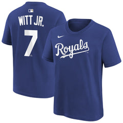 Bobby Witt Jr. Kansas City Royals Nike Youth Name & Number T-Shirt - MLB T-shirts