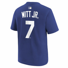 Bobby Witt Jr. Kansas City Royals Nike Youth Name & Number T-Shirt - MLB T-shirts