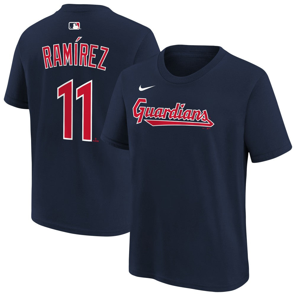 José Ramírez Cleveland Guardians Nike Youth Name & Number T-Shirt - MLB T-shirts