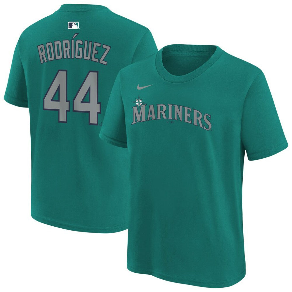 Julio Rodríguez Seattle Mariners Nike Youth Name & Number T-Shirt - MLB T-shirts