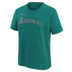 Julio Rodríguez Seattle Mariners Nike Youth Name & Number T-Shirt - MLB T-shirts