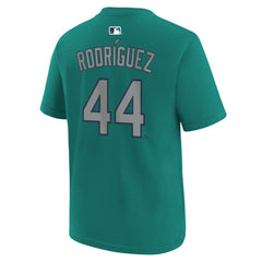 Julio Rodríguez Seattle Mariners Nike Youth Name & Number T-Shirt - MLB T-shirts
