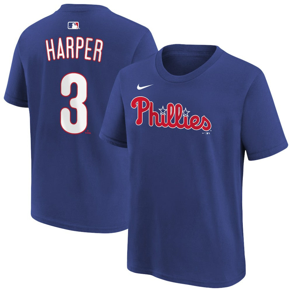 Bryce Harper Philadelphia Phillies Nike Youth Name & Number T-Shirt - MLB T-shirts