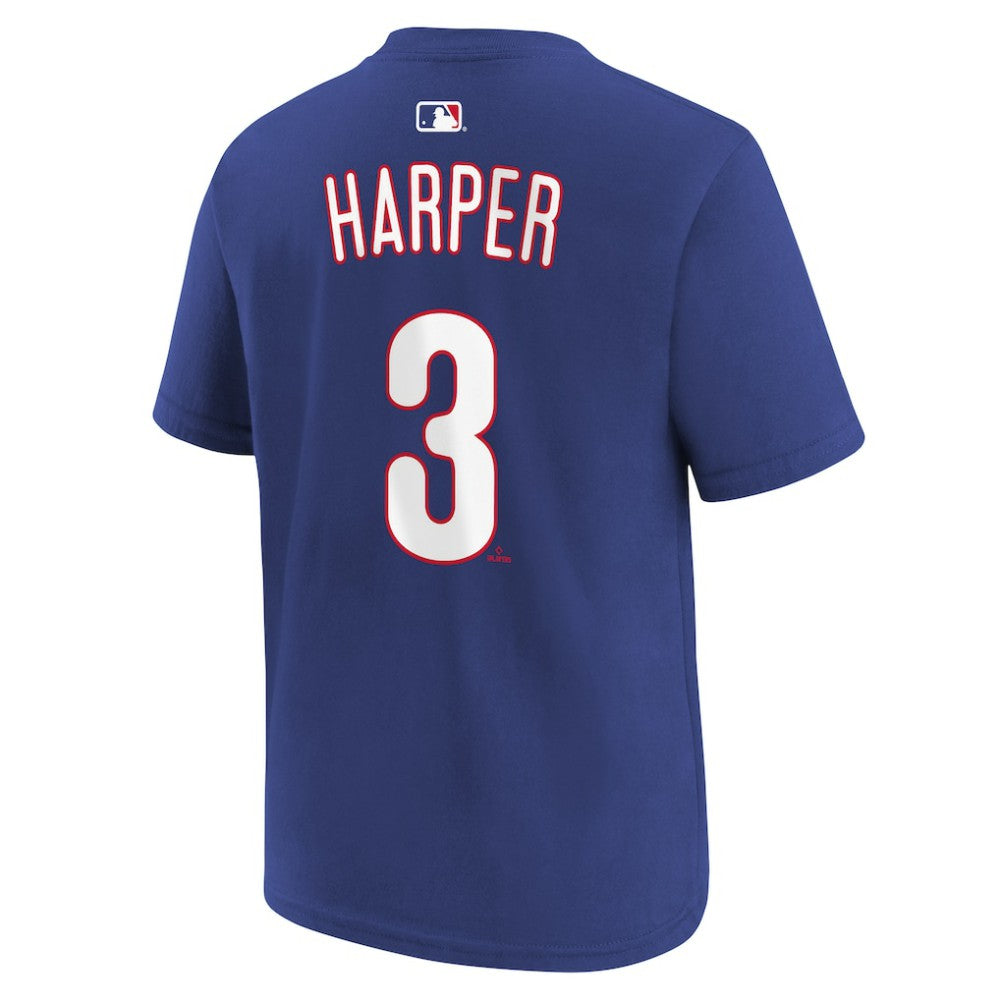 Bryce Harper Philadelphia Phillies Nike Youth Name & Number T-Shirt - MLB T-shirts
