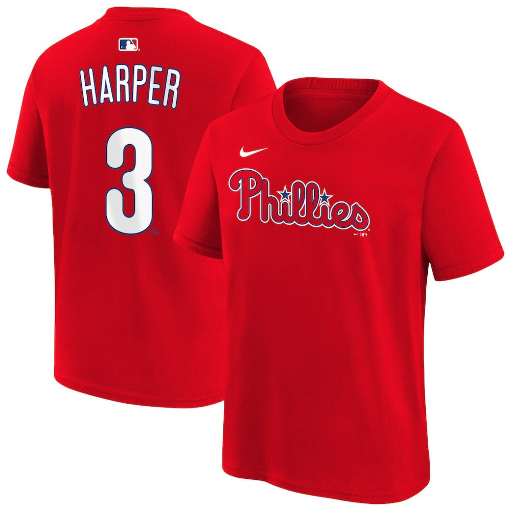 Bryce Harper Philadelphia Phillies Nike Youth Name & Number T-Shirt - MLB T-shirts