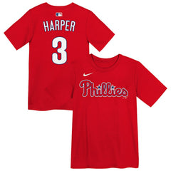 Bryce Harper Philadelphia Phillies Nike Preschool Name & Number T-Shirt - MLB T-shirts