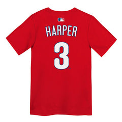 Bryce Harper Philadelphia Phillies Nike Preschool Name & Number T-Shirt - MLB T-shirts