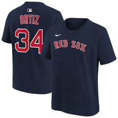 David Ortiz Boston Red Sox Nike Youth Name & Number T-Shirt - MLB T-shirts