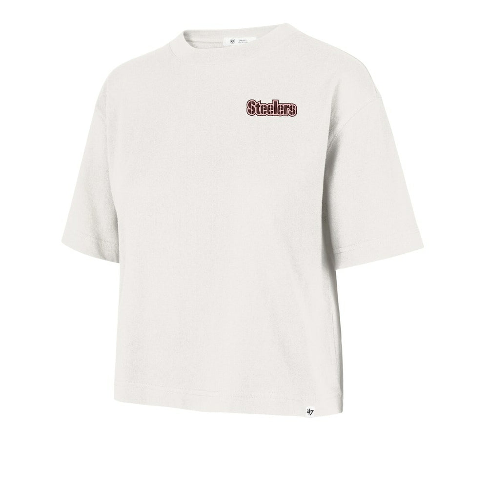 Pittsburgh Steelers '47 Women's Love Letter Reed City T-Shirt | NFL New