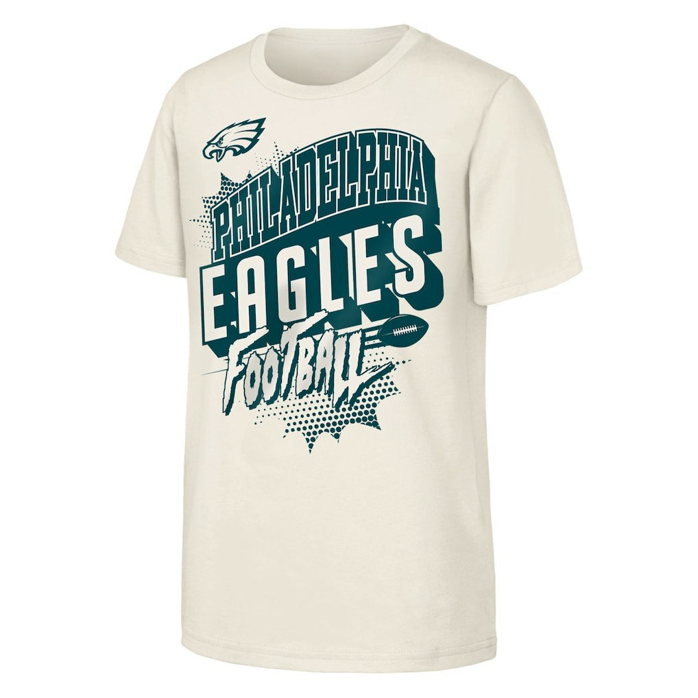 Philadelphia Eagles Outerstuff Youth Action Comic T-Shirt | NFL Hot