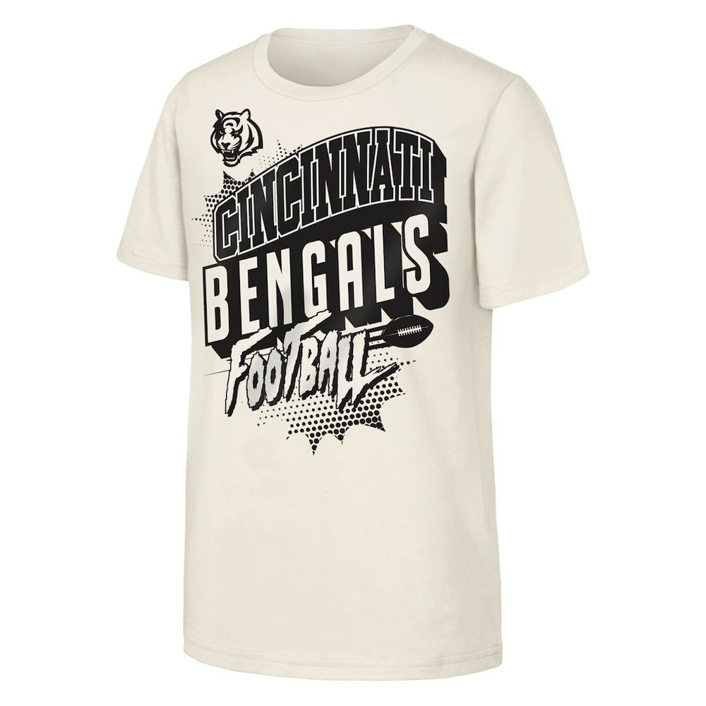 Cincinnati Bengals Outerstuff Youth Action Comic T-Shirt | NFL Outlet