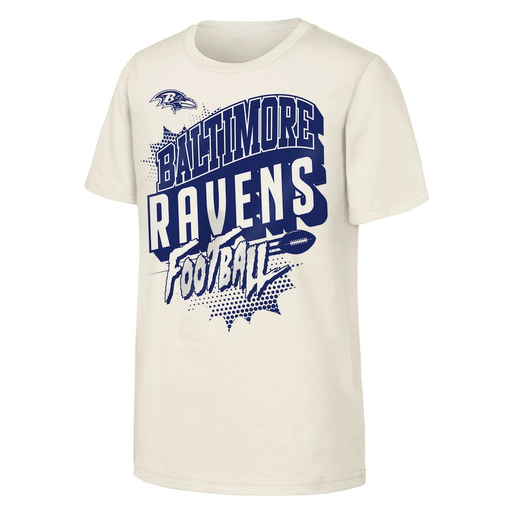 Baltimore Ravens Outerstuff Youth Action Comic T-Shirt | NFL Near me