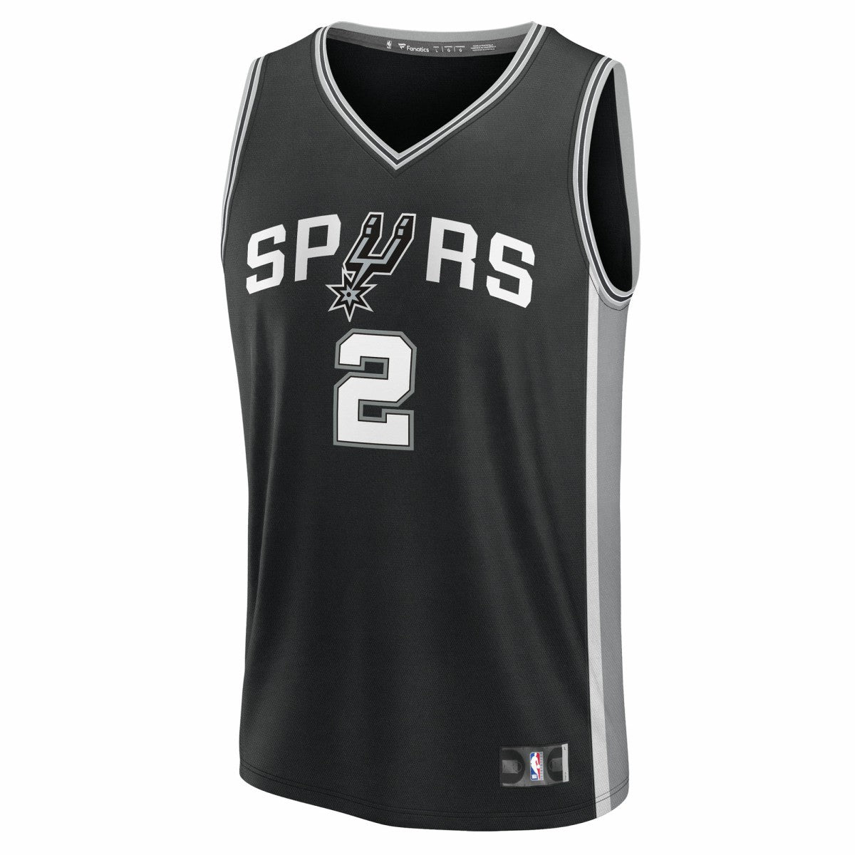 Black Dylan Harper San Antonio Spurs 2025 NBA Draft First Round Pick Fast Break Replica Jersey | NBA