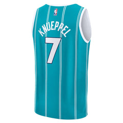 Teal Kon Knueppel Charlotte Hornets 2025 NBA Draft First Round Pick Fast Break Replica Jersey | NBA