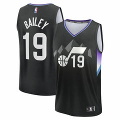 Black Ace Bailey Utah Jazz 2025 NBA Draft First Round Pick Fast Break Replica Jersey | NBA