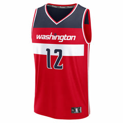 Red Tre Johnson III Washington Wizards Youth 2025 NBA Draft First Round Pick Fast Break Replica Jersey | NBA