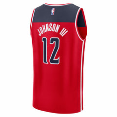 Red Tre Johnson III Washington Wizards Youth 2025 NBA Draft First Round Pick Fast Break Replica Jersey | NBA