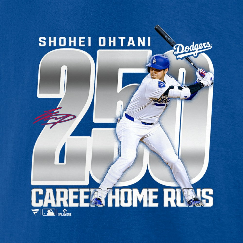 Shohei Ohtani Los Angeles Dodgers 250 Home Runs T-Shirt - MLB T-shirts