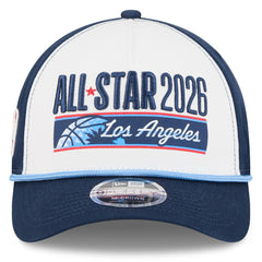 White/Navy  2026 NBA All-Star Game A-Frame 9FORTY Adjustable Hat | NBA