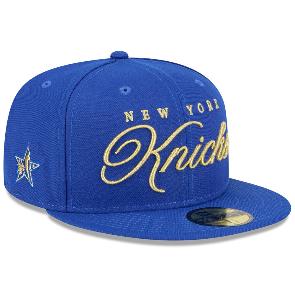 Blue New York Knicks 2026 NBA All-Star Game Script 59FIFTY Fitted Hat | NBA