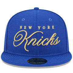 Blue New York Knicks 2026 NBA All-Star Game Script 59FIFTY Fitted Hat | NBA
