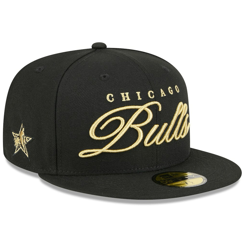 Black Chicago Bulls 2026 NBA All-Star Game Script 59FIFTY Fitted Hat | NBA