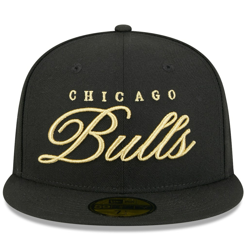 Black Chicago Bulls 2026 NBA All-Star Game Script 59FIFTY Fitted Hat | NBA