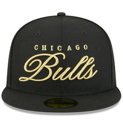 Black Chicago Bulls 2026 NBA All-Star Game Script 59FIFTY Fitted Hat | NBA