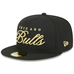 Black Chicago Bulls 2026 NBA All-Star Game Script 59FIFTY Fitted Hat | NBA