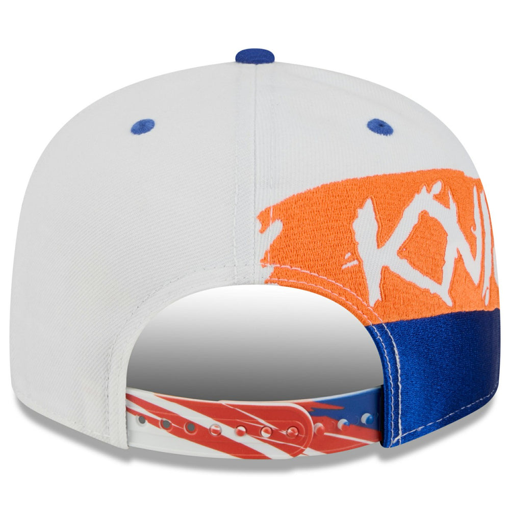 White/Blue New York Knicks 2026 NBA All-Star Game Brushstroke 9FIFTY Snapback Hat | NBA