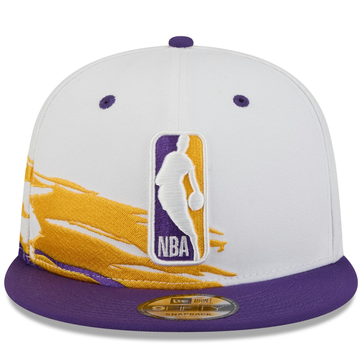 White/Purple Los Angeles Lakers 2026 NBA All-Star Game Brushstroke 9FIFTY Snapback Hat | NBA