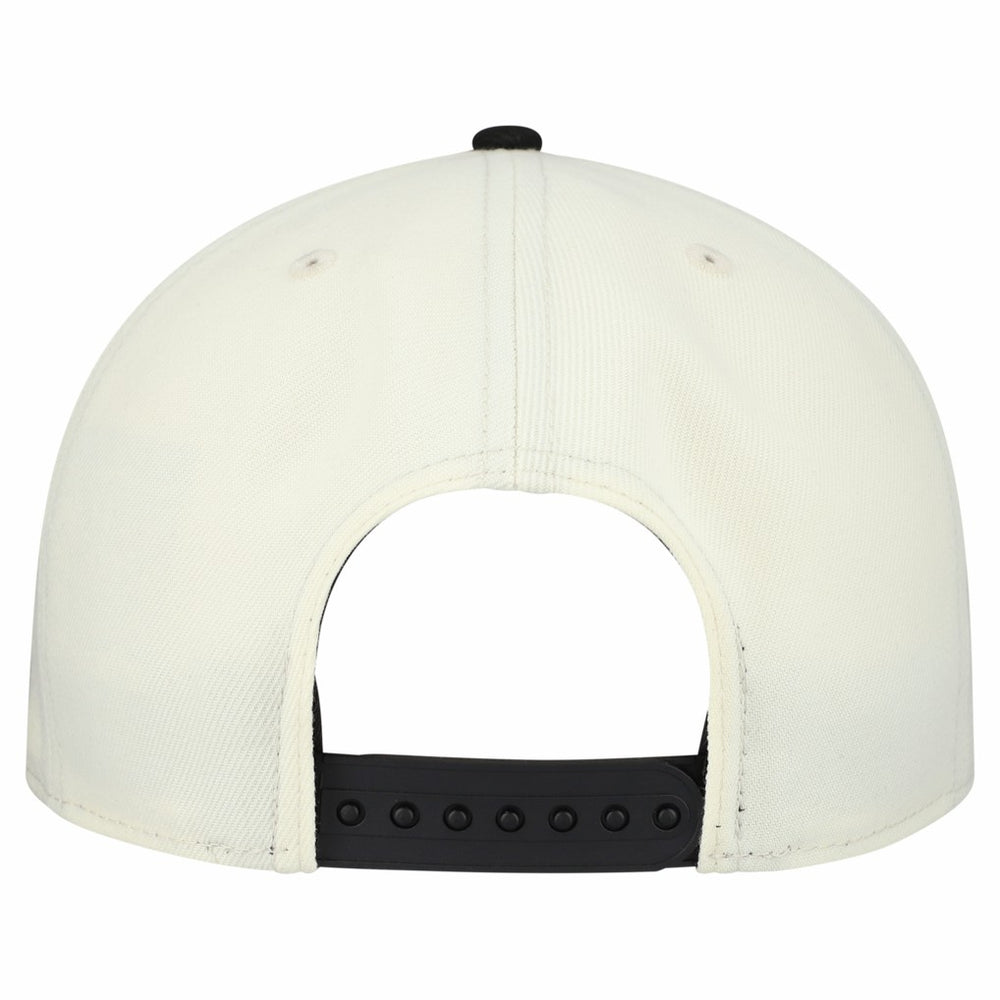 Cream/Black Chicago Bulls Stretched 2-Tone A-Frame 9FIFTY Adjustable Hat | NBA