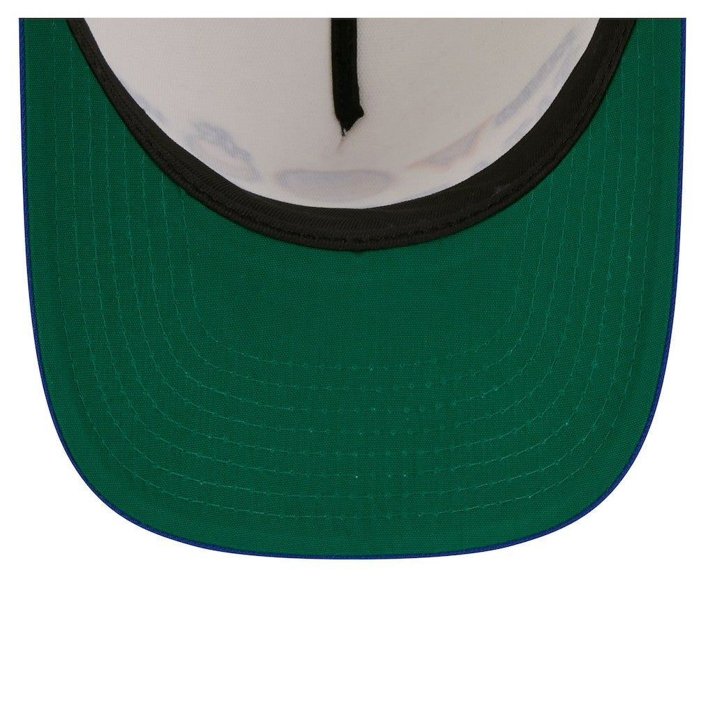 Cream/Royal Golden State Warriors Stretched 2-Tone A-Frame 9FIFTY Adjustable Hat sale | NBA
