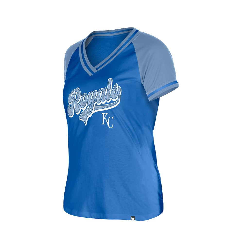 Kansas City Royals New Era Women's Gameday V-Neck T-Shirt - MLB T-shirts