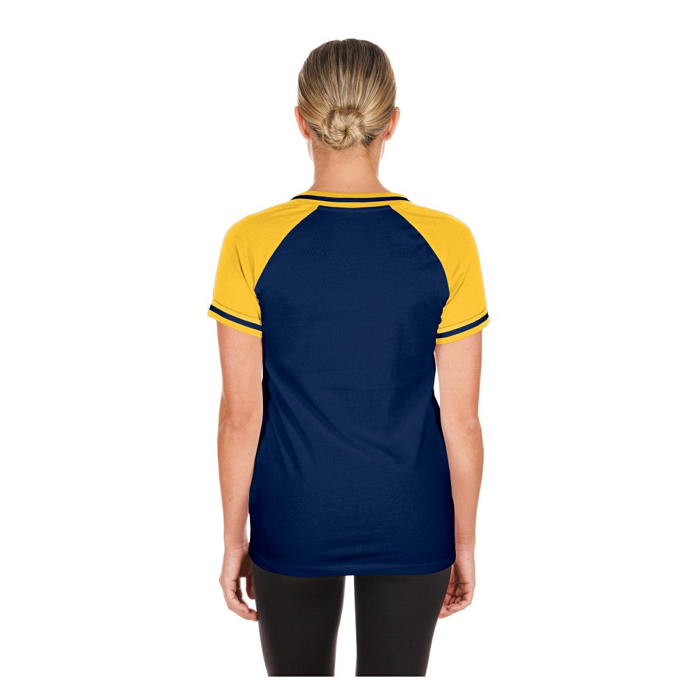 Milwaukee Brewers New Era Women's Gameday V-Neck T-Shirt - MLB T-shirts
