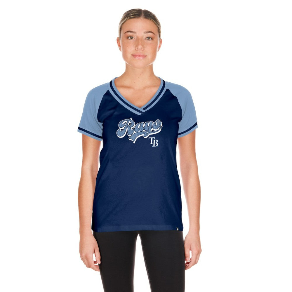 Tampa Bay Rays New Era Women's Gameday V-Neck T-Shirt - MLB T-shirts