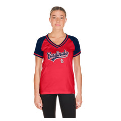 St. Louis Cardinals New Era Women's Gameday V-Neck T-Shirt - MLB T-shirts