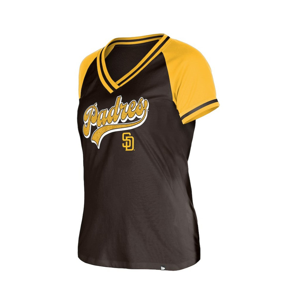 San Diego Padres New Era Women's Gameday V-Neck T-Shirt - MLB T-shirts