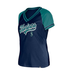 Seattle Mariners New Era Women's Gameday V-Neck T-Shirt - MLB T-shirts