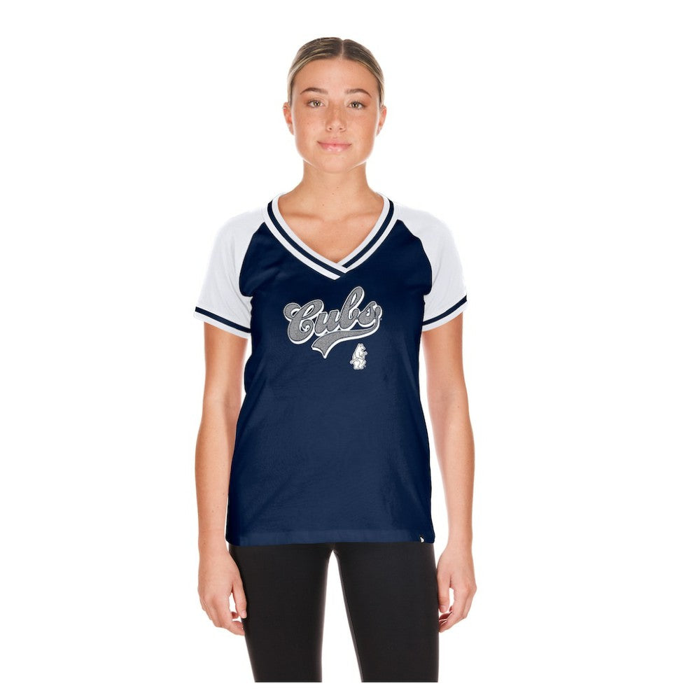 Chicago Cubs New Era Women's Gameday V-Neck T-Shirt - MLB T-shirts