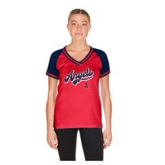 Los Angeles Angels New Era Women's Gameday V-Neck T-Shirt - MLB T-shirts