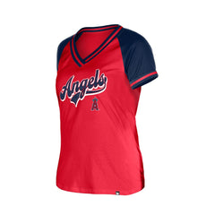Los Angeles Angels New Era Women's Gameday V-Neck T-Shirt - MLB T-shirts