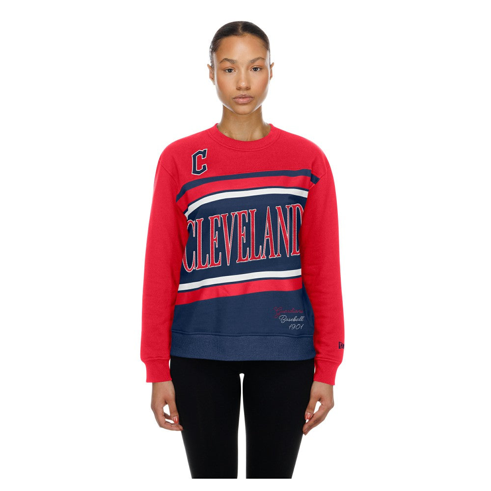 Cleveland Guardians New Era Women's Gameday Fleece Sweatshirt - MLB Sweatshirts